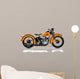 orange motorcycle 