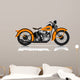 orange motorcycle 