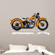 orange motorcycle 