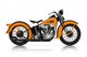 orange motorcycle 