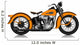orange motorcycle 