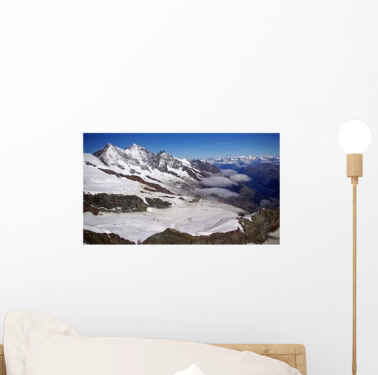 Over Mountains from Saas Wall Decal