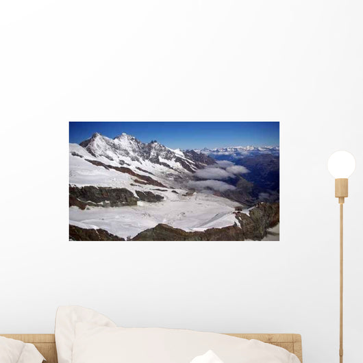 Over Mountains from Saas Wall Decal