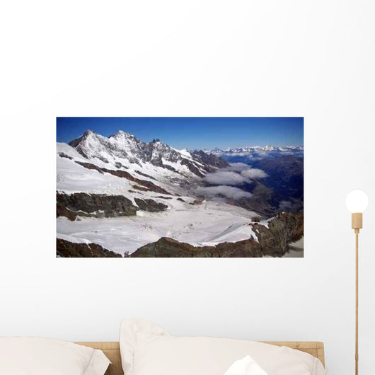 Over Mountains from Saas Wall Decal
