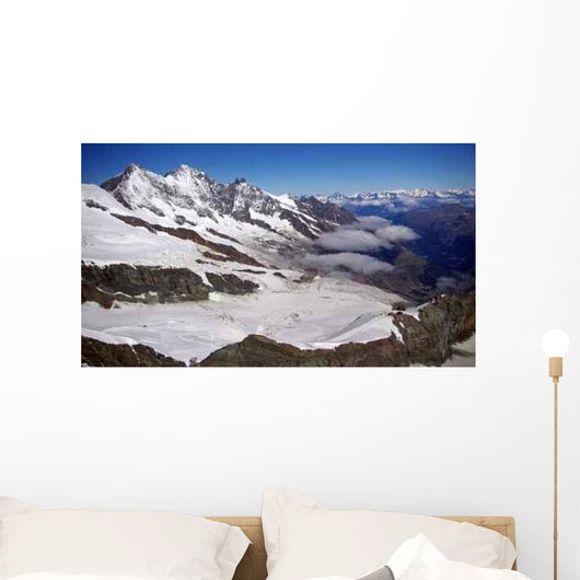 Over Mountains from Saas Wall Decal