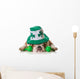 St Patricks Day Dog Wall Decal