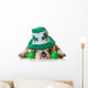 St Patricks Day Dog Wall Decal