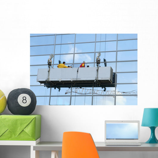 Window cleaning service Wall Mural