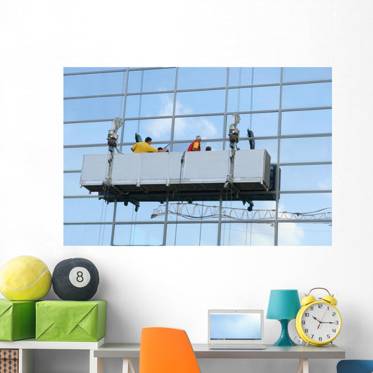 Window cleaning service Wall Mural