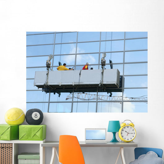 Window cleaning service Wall Mural