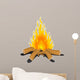 Campfire Vector Wall Decal