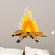 Campfire Vector Wall Decal