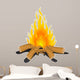 Campfire Vector Wall Decal