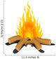 Campfire Vector Wall Decal