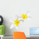 Glorious frangipani plumeria Wall Decal