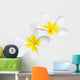 Glorious frangipani plumeria Wall Decal