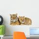 Lion Cub and Tiger Cub Wall Decal