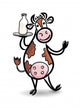 Cartoon Funny Cow Wall Decal