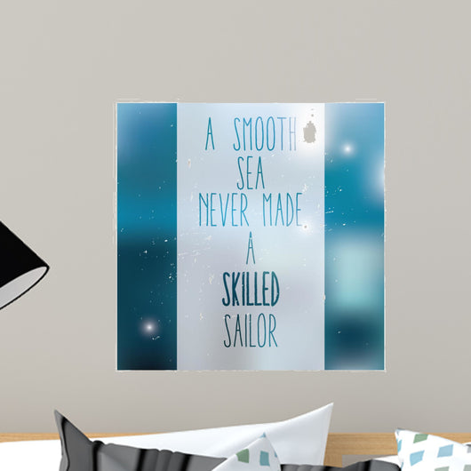 Quote, inspiration message, typographic background, vector 