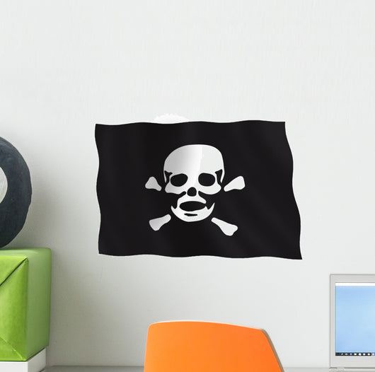 Piratenflagge Wall Mural