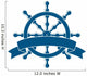 Ship Wheel With Banner. Nautical Emblem. Vector 