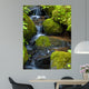 Mountain stream among the mossy stones 