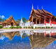 Wat Phra Sing in Chiang Mai province of Thailand Wall Mural