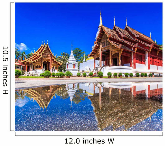 Wat Phra Sing in Chiang Mai province of Thailand Wall Mural