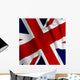 British Flag Closeup Wall Mural