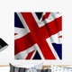 British Flag Closeup Wall Mural