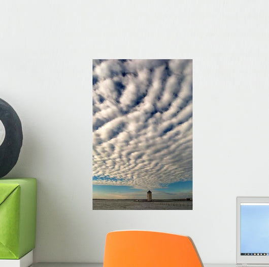 Banded Altocumulus Wall Decal