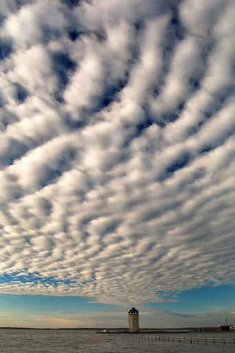 Banded Altocumulus Wall Decal