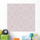 Abstract Seamless Beige Geometric Wall Decal