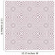 Abstract Seamless Beige Geometric Wall Decal