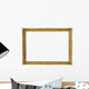 Vintage golden frame Wall Decal