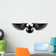 Black Heraldic Eagle Wall Decal