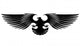 Black Heraldic Eagle Wall Decal