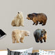 Big Bears Wall Decal Sticker Set