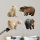 Big Bears Wall Decal Sticker Set