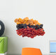 object on white food dried fruits Wall Decal