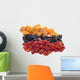 object on white food dried fruits Wall Decal