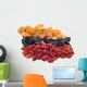 object on white food dried fruits Wall Decal
