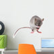 little mouse hidingher muzzle 
