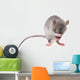 little mouse hidingher muzzle 