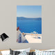 Rooftop Chairs on Santorini Greece 
