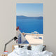 Rooftop Chairs on Santorini Greece 