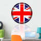 Great Britian Button Wall Decal