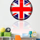 Great Britian Button Wall Decal