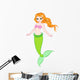 Little mermaid with red hair 