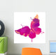 butterflies design Wall Mural